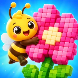Bee Jam 3D: Voxel Puzzle icon